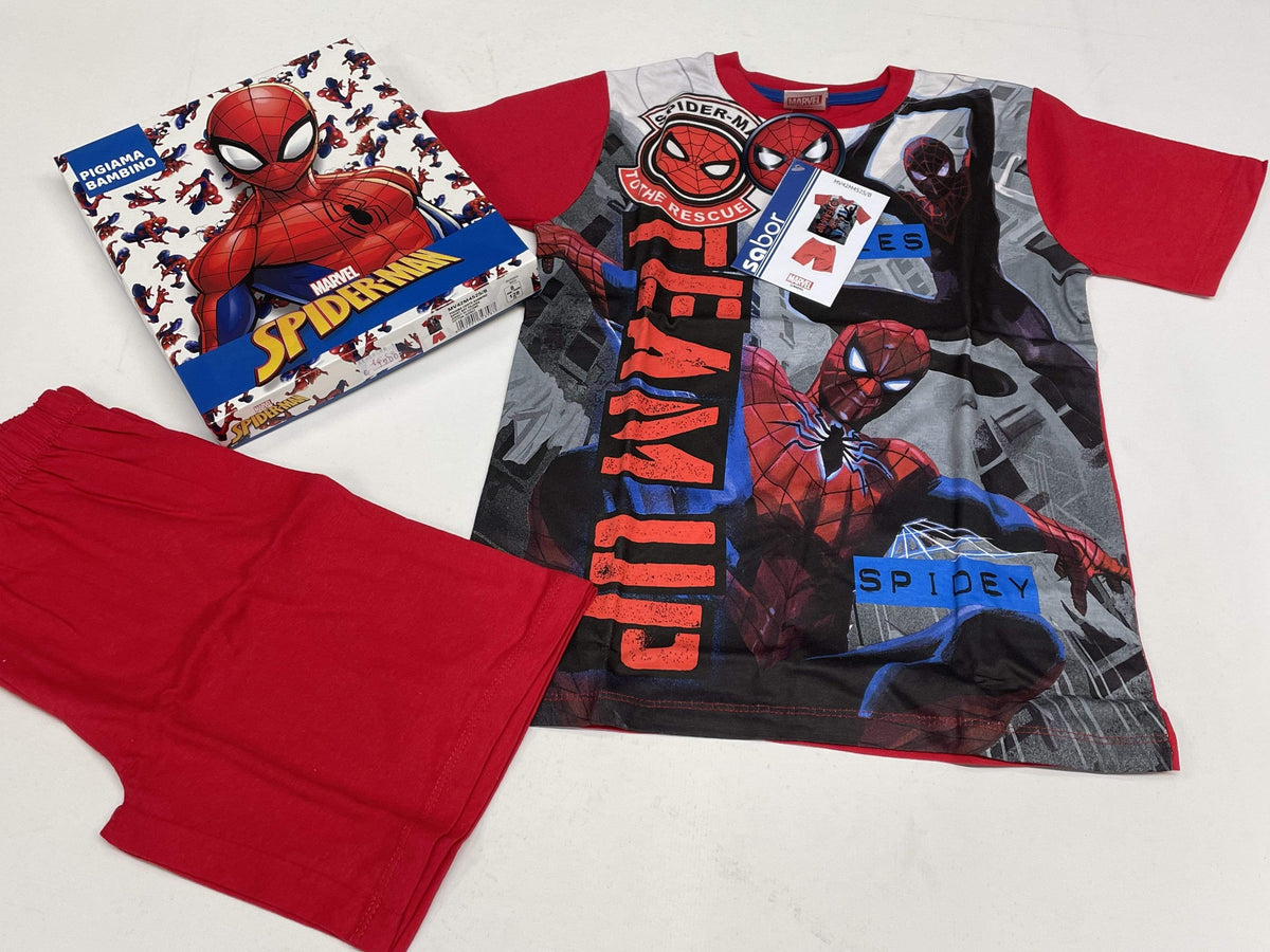 Pigiama Lungo Marvel Spiderman Per Ragazzi - Cotone Comfort Con Stampe Colorate - Taglie 4-10 Anni - Foto 12