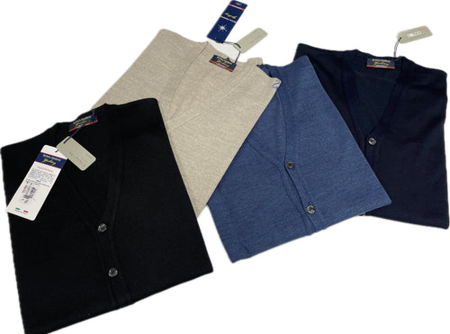 20 Terzi srl Cardigan manica lunga bottoni classico Magazzinieuropa