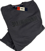 Carica l'immagine nel visualizzatore di Gallery, AGN Faschionwear Felpe uomo girocollo felpate Navyblue Magazzinieuropa