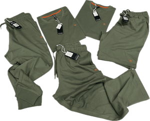 Apparel 62 srl Pantaloni tuta verdi cotone con e senza polsino leggeri cotone Magazzinieuropa
