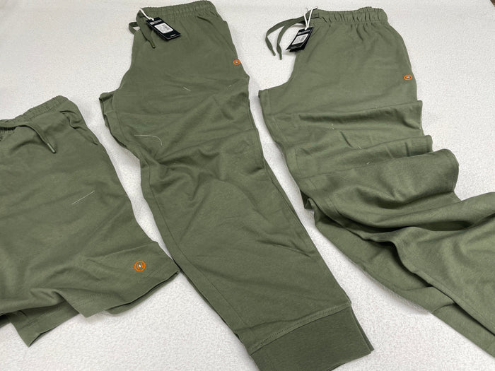 Apparel 62 srl Pantaloni tuta verdi cotone con e senza polsino leggeri cotone Magazzinieuropa