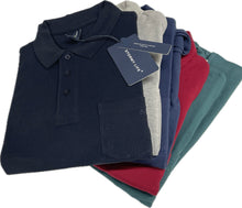 Carica l&#39;immagine nel visualizzatore di Gallery, Apparel 62 srl Polo uomo manica lunga in cotone 100% Magazzinieuropa