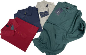 Apparel 62 srl Polo uomo manica lunga in cotone 100% Magazzinieuropa