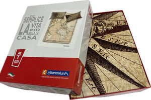 Biancaluna Completo di lenzuola Miss Terry copriletto Biancaluna 100% cotone Magazzinieuropa