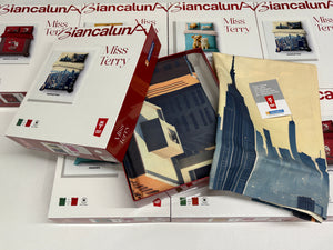 Biancaluna Completo lenzuola MissTerry Biancaluna 100% cotone digitale made in Italy Magazzinieuropa