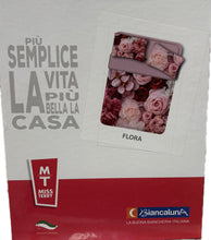 Carica l&#39;immagine nel visualizzatore di Gallery, Biancaluna Completo lenzuola MissTerry Biancaluna 100% cotone digitale made in Italy Magazzinieuropa