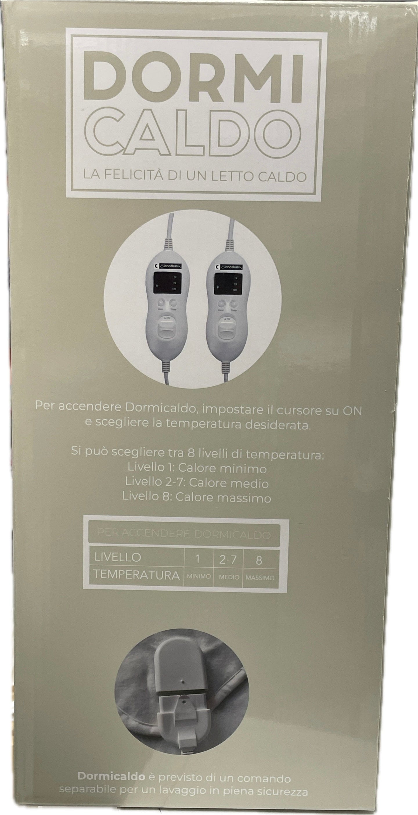 Biancaluna Scalda sonno Biancaluna Dormicaldo Singolo e Matrimoniale Magazzinieuropa