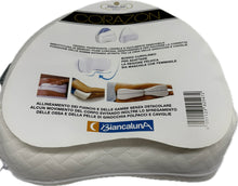 Carica l'immagine nel visualizzatore di Gallery, Biancaluna Supporto per Anca spina dorsale cuscino a cuore sagomato made in Italy Magazzinieuropa