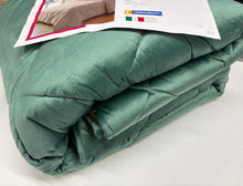 Carica l&#39;immagine nel visualizzatore di Gallery, Biancaluna Trapunta in Velluto Velvet invernale Biancaluna Italiana Made in Italy Magazzinieuropa