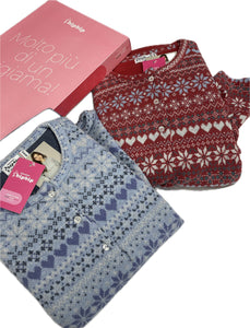 Bipbip Pigiama donna made in Italy bipbip felpato caldo Magazzinieuropa