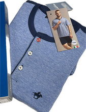 Carica l&#39;immagine nel visualizzatore di Gallery, Bipbip Pigiama uomo corto Bipbip made in Italy 100% cotone Magazzinieuropa