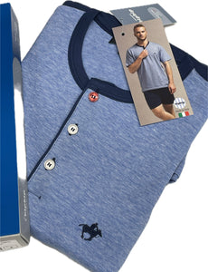 Bipbip Pigiama uomo corto Bipbip made in Italy 100% cotone Magazzinieuropa