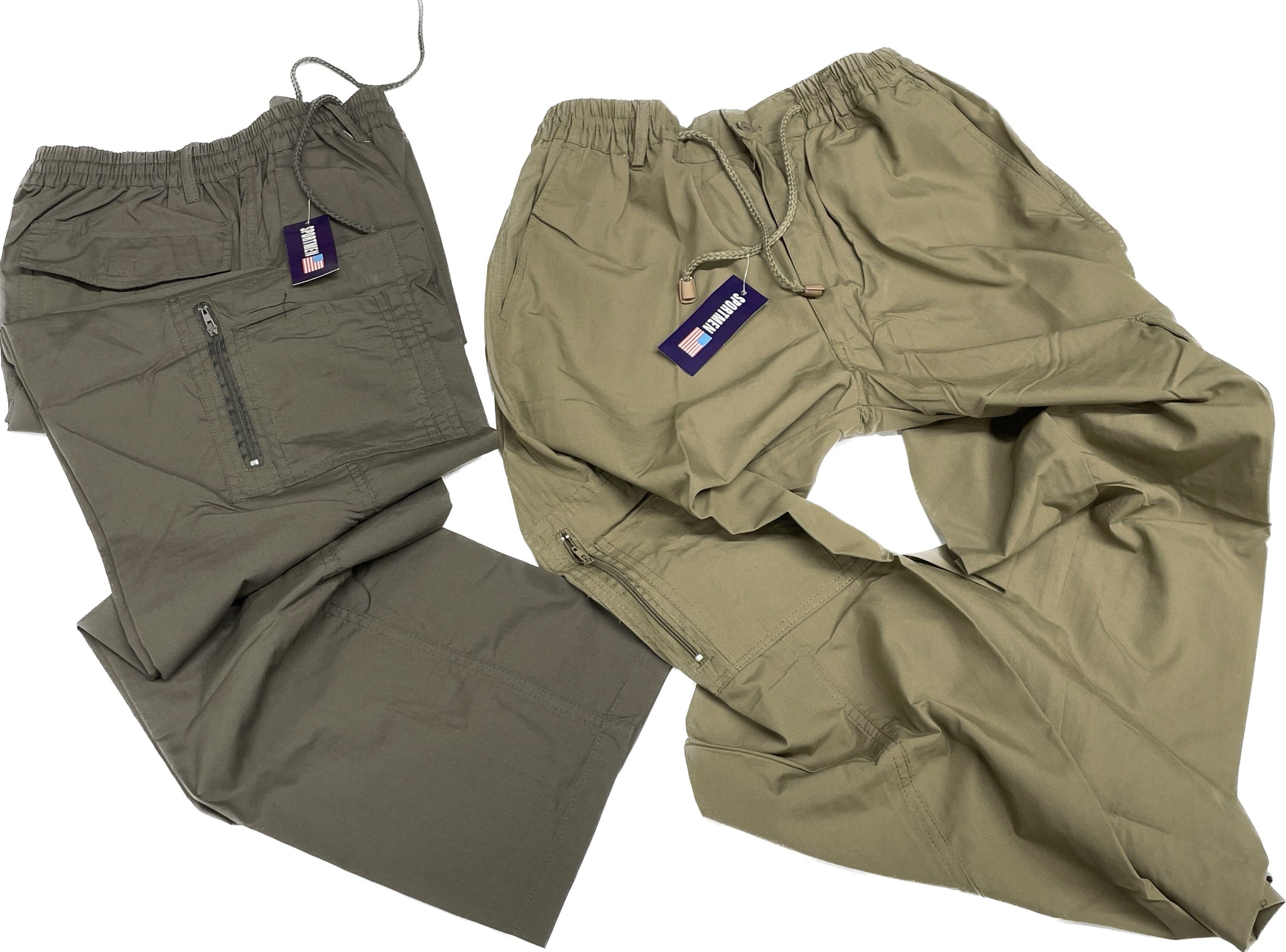 Pantaloni In Cotone 100% Modello 'K' - Comodi, Morbidi Con Elastico In Vita E 2 Tasche, Unisex - Foto 4