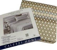Carica l&#39;immagine nel visualizzatore di Gallery, Caleffi Caleffi Completo lenzuola Manhattan copri letto 100% cotone Magazzinieuropa