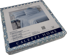 Carica l&#39;immagine nel visualizzatore di Gallery, Caleffi Caleffi Completo lenzuola Manhattan copri letto 100% cotone Magazzinieuropa