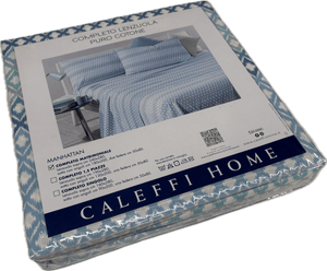 Caleffi Caleffi Completo lenzuola Manhattan copri letto 100% cotone Magazzinieuropa