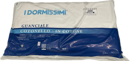 Caleffi Guanciale in puro cotone 100% Caleffi 50x80 cm Magazzinieuropa