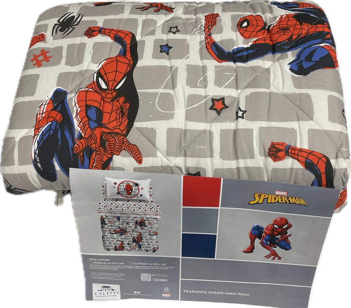 Caleffi Trapunta Spider-man Caleffi cotone 100% Magazzinieuropa