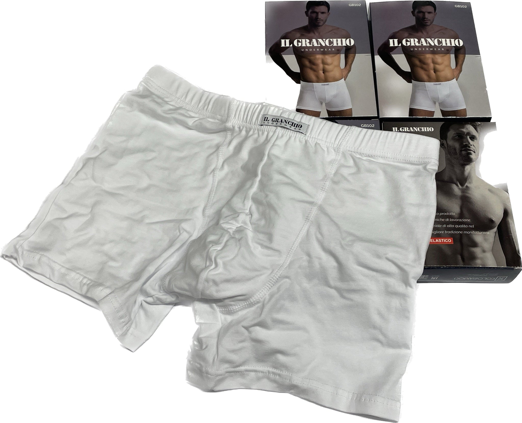 Boxer uomo marca Granchio GB102 elastico interno