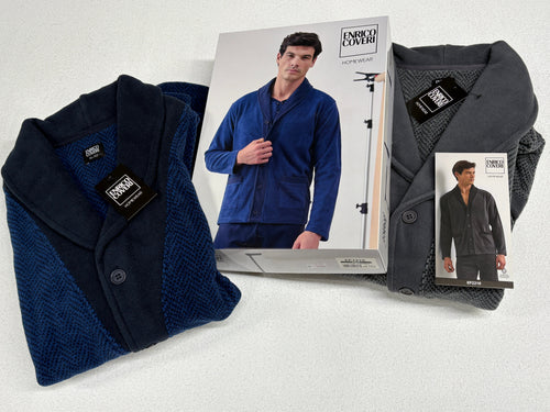 Coloriamoci Giacca da camera uomo pile Enrico Coveri 2026 Magazzinieuropa