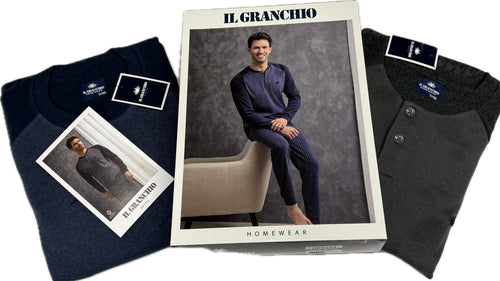 Coloriamoci Pigiama Felpato da uomo del Granchio bicolo contrasto 2026 Magazzinieuropa