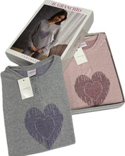 Carica l'immagine nel visualizzatore di Gallery, Coloriamoci Pigiama felpato del Granchio serafino donna cuore Magazzinieuropa