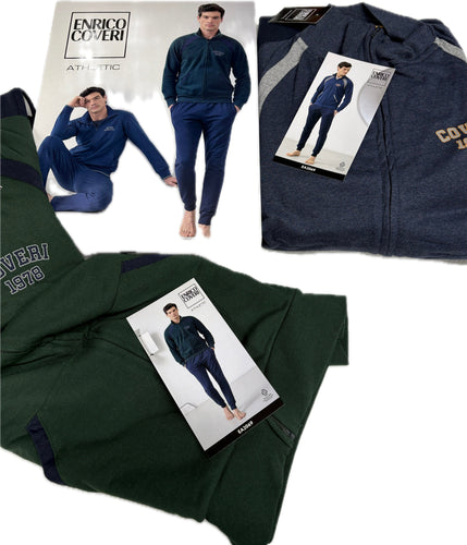Coloriamoci Tuta felpata Enrico Coveri giovane ginnastica uomo inverno 2026 Magazzinieuropa