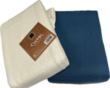 Carica l'immagine nel visualizzatore di Gallery, Daunex Copriletto Daunex 100% cotone leggero telo copri tutto Cochim 260x260 cm Magazzinieuropa