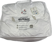 Carica l'immagine nel visualizzatore di Gallery, Daunex Interno Quebec 90% piumino d’oca e 10% piuma d’oca 370GSM Magazzinieuropa