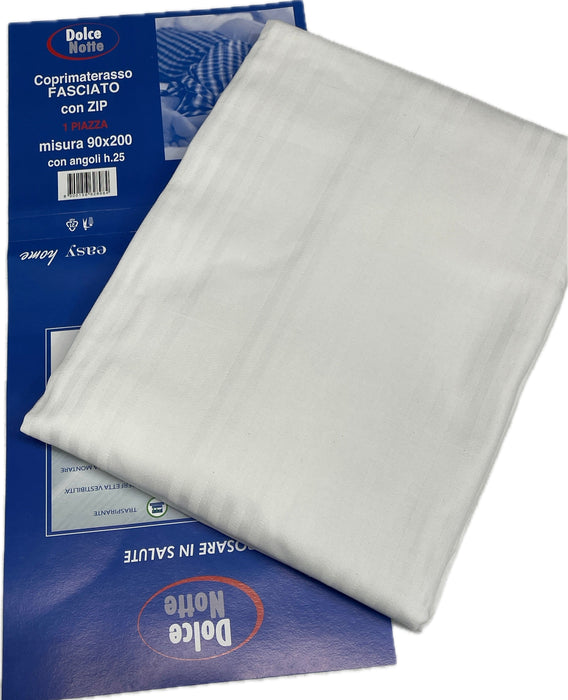 Easy Home Coprimaterasso intero con la cerniera fasciato zip Piazza e mezzo Magazzinieuropa
