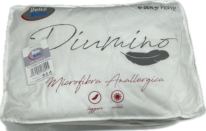 Easy Home Piumino 4 stagioni interno bianco 300g fine serie Microfibra Magazzinieuropa