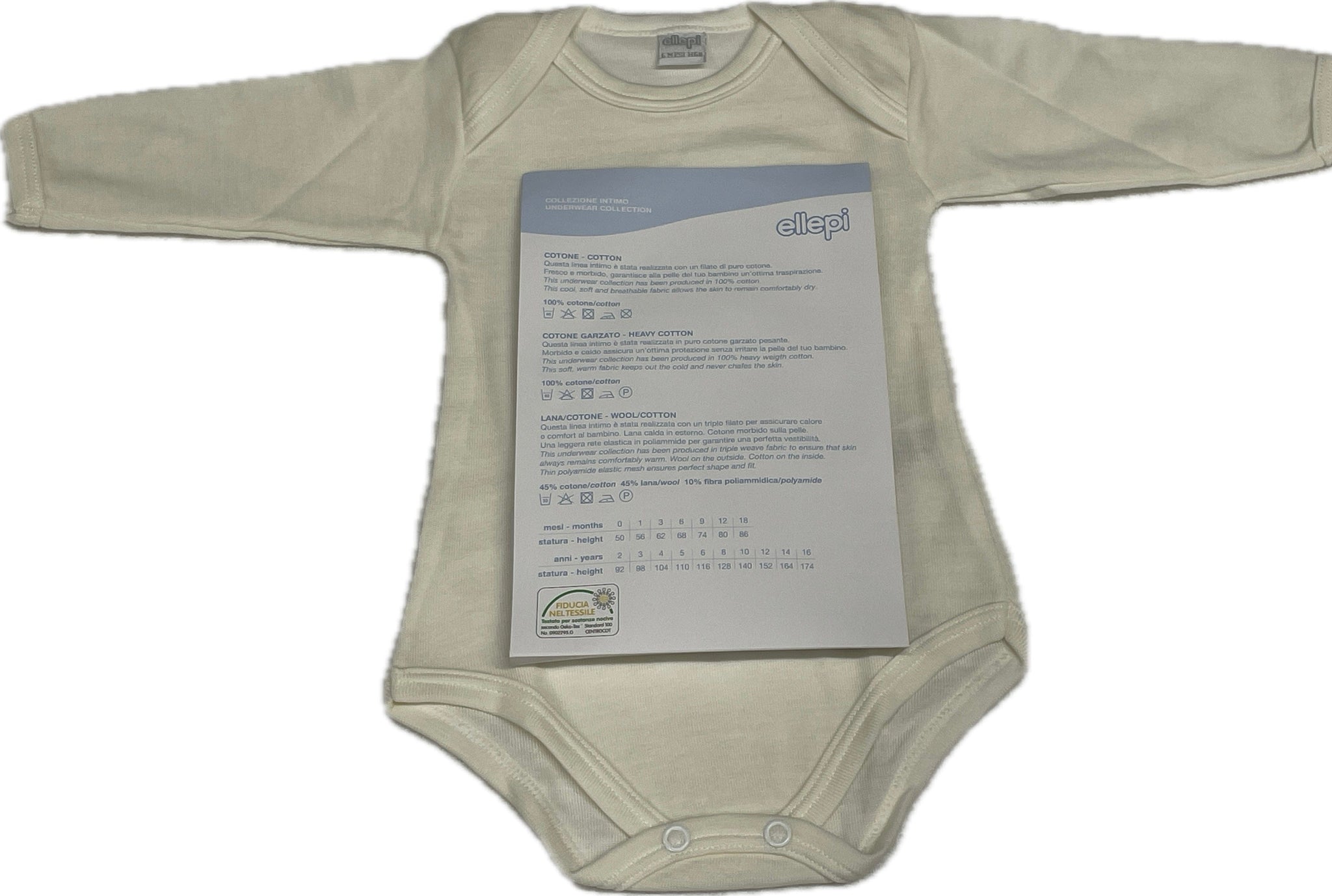 Body Neonati Caldo Cotone - Apertura Antipanico - Batuffolo Baby