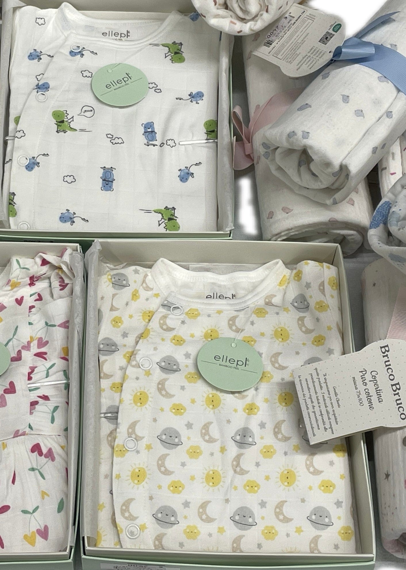 Ellepi Tutina pagliaccetto bimbi bamboo Ellepi dai 9 mesi ai 36 mesi Magazzinieuropa