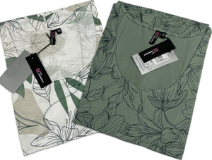 Fratelli Campagnolo Canotta donna  100% cotone fantasia Magazzinieuropa