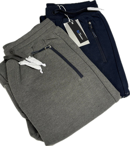Fratelli Campagnolo Pantalone da tuta felpati senza polso da ginnastica tasca zip moderna Magazzinieuropa