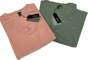 Fratelli Campagnolo T-shirt donna mezza manica 100% cotone Magazzinieuropa