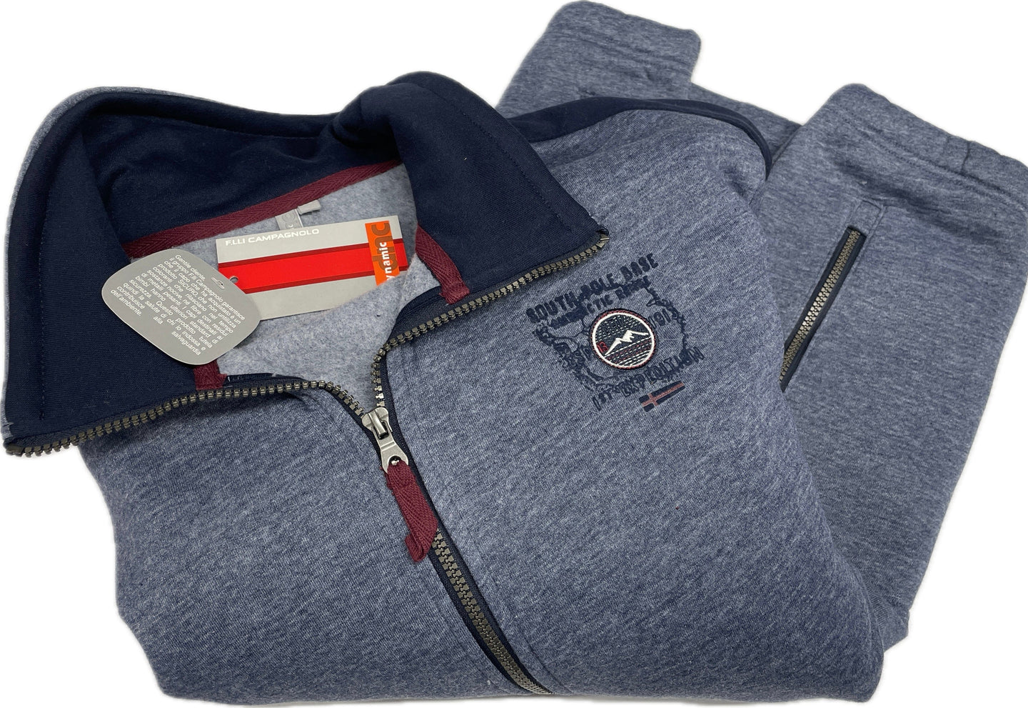 Fratelli Campagnolo Tuta uomo Felpata calibrata jeans F.lliCampagnolo Magazzinieuropa