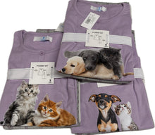 Carica l&#39;immagine nel visualizzatore di Gallery, Frimm Pigiami cani e gatti caldo cotone 100% donna 2026 Magazzinieuropa