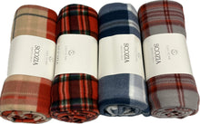 Carica l'immagine nel visualizzatore di Gallery, G.I.T. Plaid like scozzese tre misure 100% pile caldo Magazzinieuropa