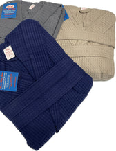 Carica l&#39;immagine nel visualizzatore di Gallery, Galtex spa Accappatoio Nido d&#39;ape 100% cotone Misure Grandi con cappuccio Brianza tessile Magazzinieuropa