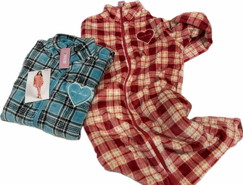 Galtex spa Vestaglia donna calda full zip papalina italiana fine serie metà prezzo Magazzinieuropa