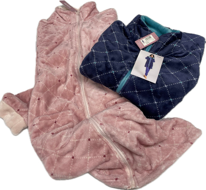 Galtex spa Vestaglia donna coral fleece pile caldissimo Magazzinieuropa
