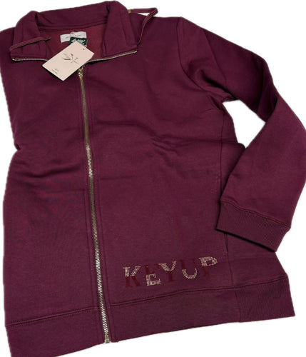 Gebel Felpa donna Keyup full zip Amaranto Ufficiale nuova collezione 2026 Magazzinieuropa