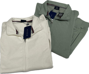 Gebel Felpa leggera Keyup full zip due colori uniti Magazzinieuropa