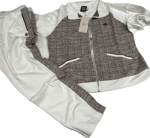 Gebel keyup completo felpa pantalone glamour donna leggero cotone Magazzinieuropa