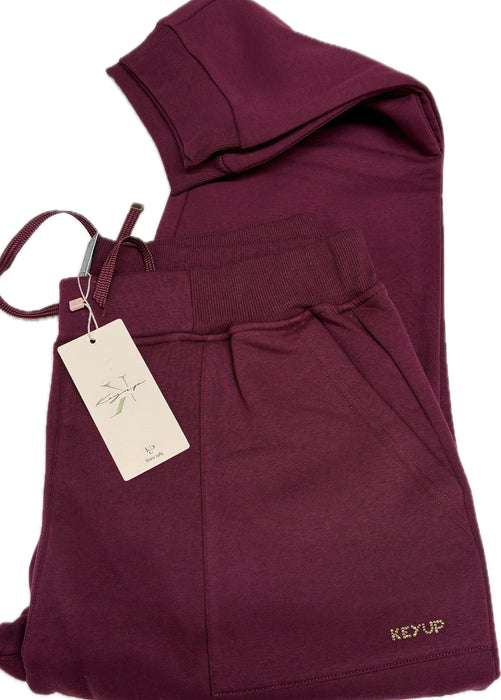 Gebel Pantalone keyup felpa cotone donna polso collezione 2026 ambra Magazzinieuropa