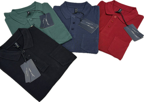 GIT Polo uomo manica lunga cotone 100% Magazzinieuropa