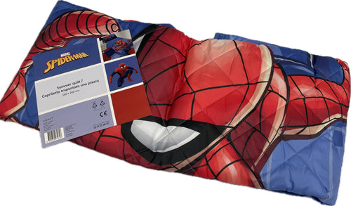 Hermet srl Copriletto Spiderman trapuntino estivo Magazzinieuropa