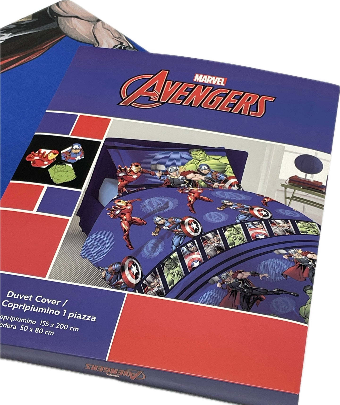 Hermet srl Copripiumino Avengers Marvel puro cotone Magazzinieuropa