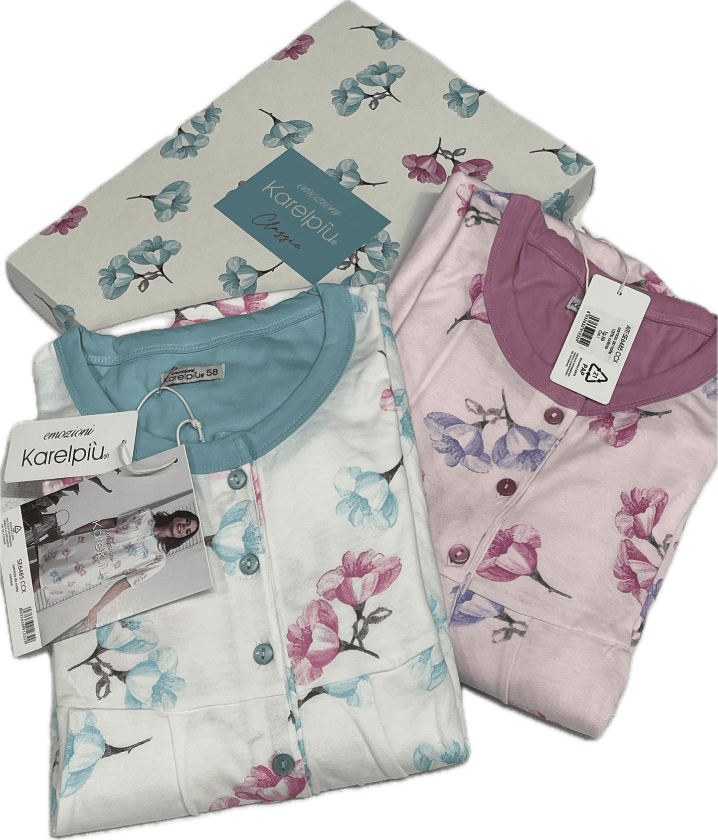 Camicie da notte da donna calibrate 100 cotone